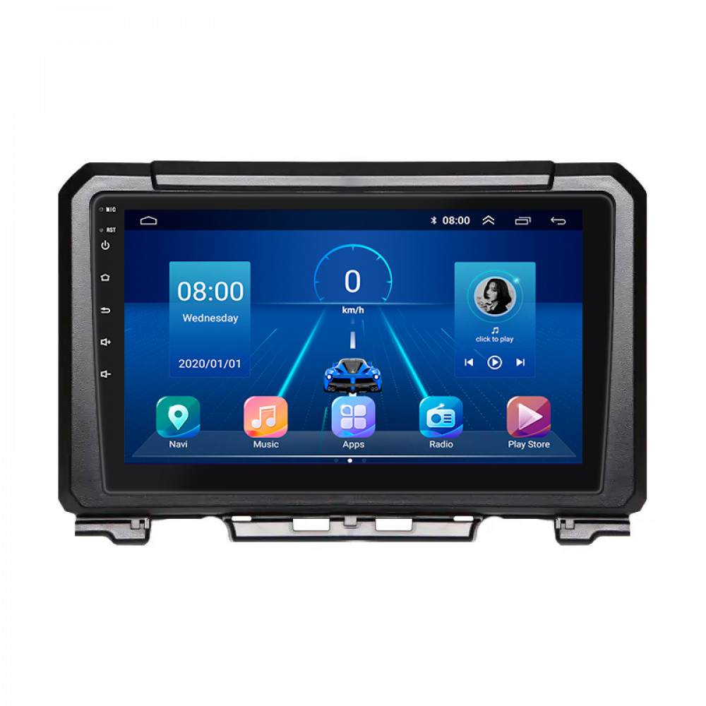 Штатная магнитола Lesko для Suzuki Jimny III Рестайлинг 2 2012-2019 экран 9" 2/32Gb 4G Wi-Fi GPS Top