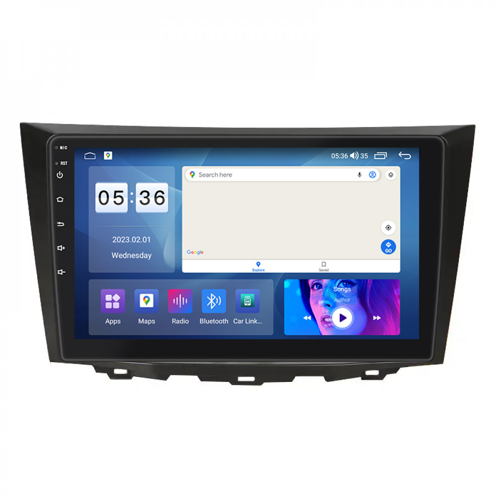 Штатная магнитола Lesko для Suzuki Kizashi  2009-2014 экран 9" 4/64Gb CarPlay 4G Wi-Fi GPS Prime