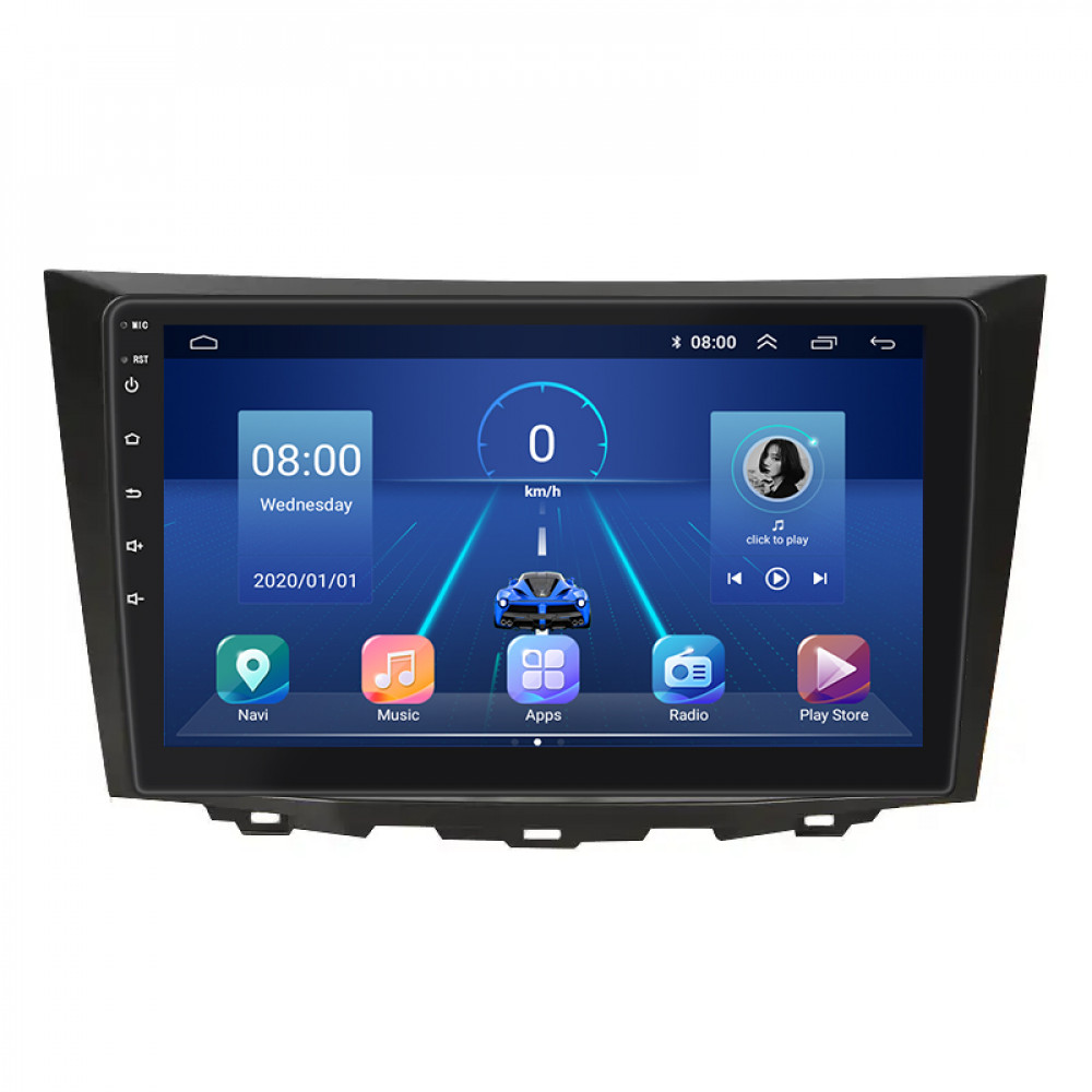 Штатная магнитола Lesko для Suzuki Kizashi  2009-2014 экран 9" 6/128Gb 4G Wi-Fi GPS Top