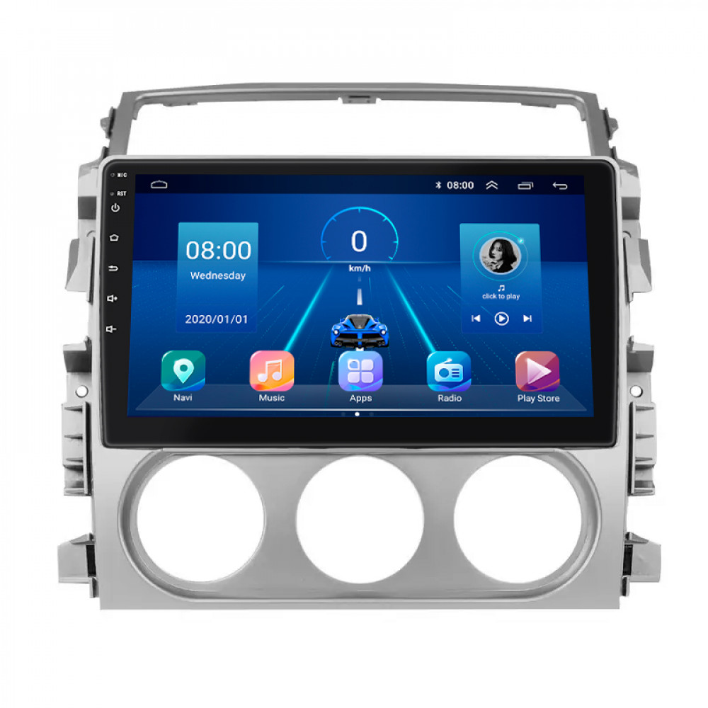 Штатная магнитола Lesko для Suzuki Liana I Рестайлинг 2004-2008 экран 9" 6/128Gb 4G Wi-Fi GPS Top