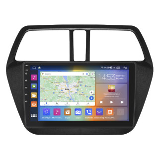 Штатная магнитола Lesko для Suzuki SX4 II (S-Cross) 2013-2016 экран 9" 4/64Gb CarPlay 4G Wi-Fi GPS Prime