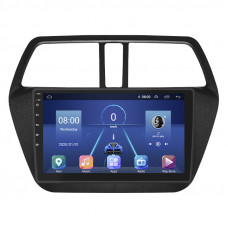 Штатная магнитола Lesko для Suzuki SX4 II (S-Cross) 2013-2016 экран 9" 6/128Gb 4G Wi-Fi GPS Top