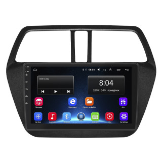 Штатная магнитола Lesko для Suzuki SX4 II (S-Cross) Рестайлинг 2016-н.в. экран 9" 2/32Gb Wi-Fi GPS Base