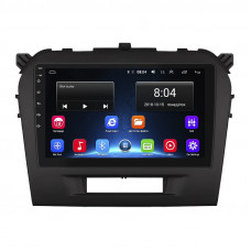 Штатная магнитола Lesko для Suzuki Vitara II 2014-2019 экран 9" 2/32Gb Wi-Fi GPS Base