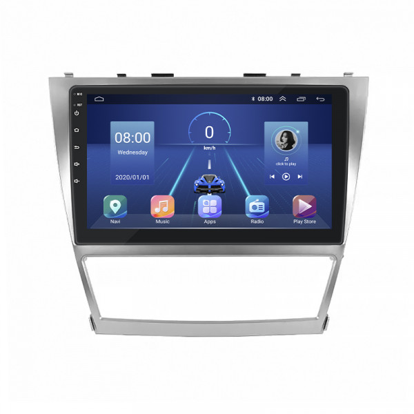 Штатная магнитола Lesko для Toyota Aurion I 2006-2012 экран 10" 6/128Gb 4G Wi-Fi GPS Top