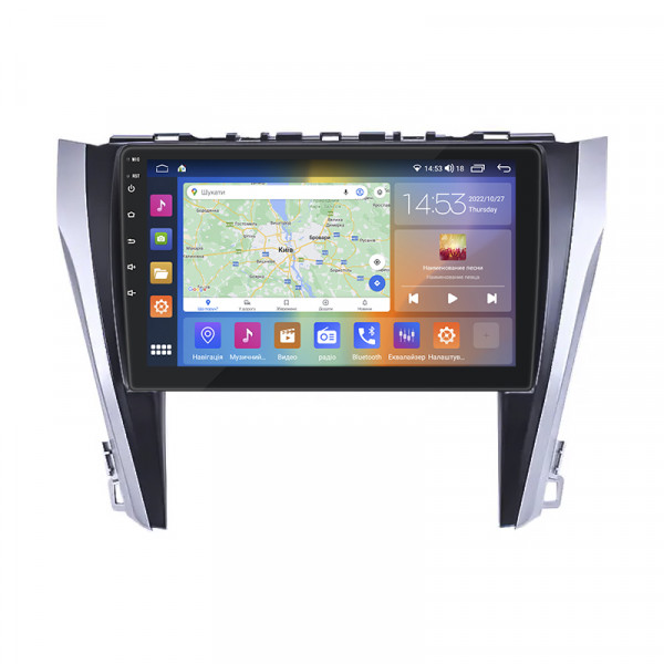 Штатная магнитола Lesko для Toyota Aurion II 2012-2017 экран 10" 4/64Gb CarPlay 4G Wi-Fi GPS Prime