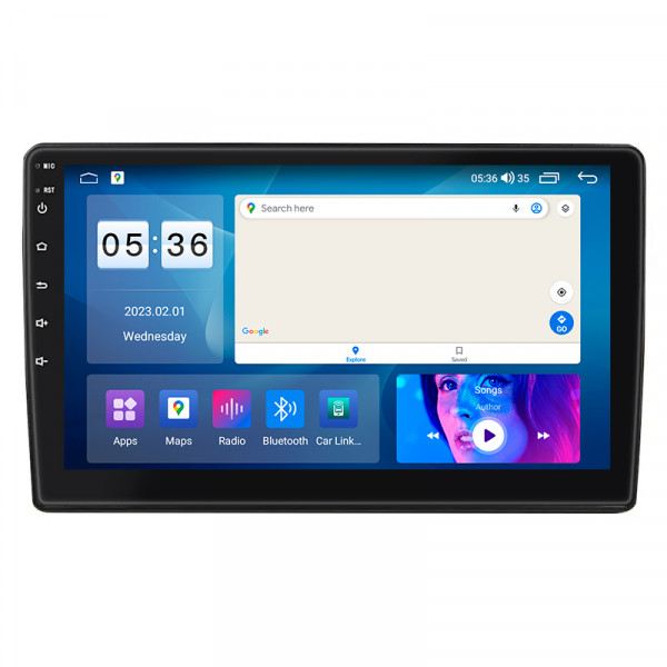 Штатная магнитола Lesko для Toyota Auris I Рестайлинг 2009-2012 экран 10" 2/32Gb CarPlay 4G Wi-Fi GPS Prime