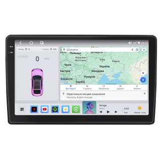 Штатная магнитола Lesko для Toyota Auris I Рестайлинг 2009-2012 экран 10" 4/64 QLED CarPlay 4G Wi-Fi GPS 360 Prime