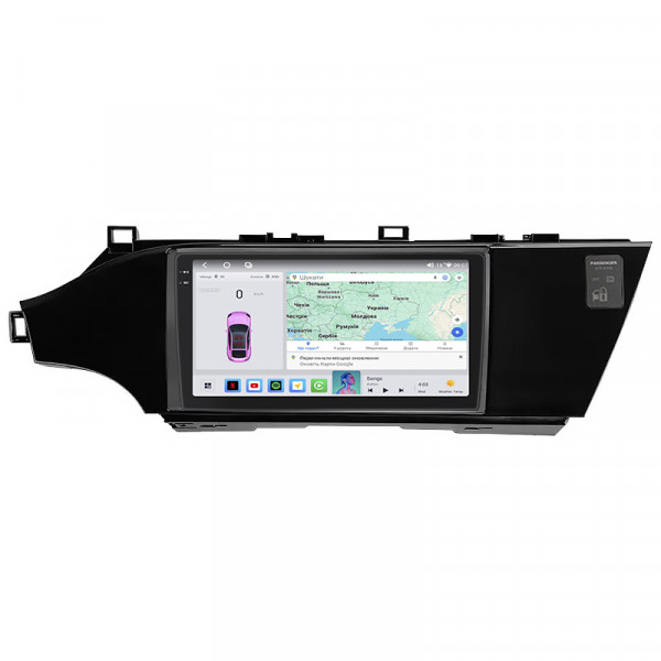 Штатная магнитола Lesko для Toyota Avalon IV Рестайлинг 2015-2018 экран 9" 4/64 QLED CarPlay 4G Wi-Fi GPS 360 Prime