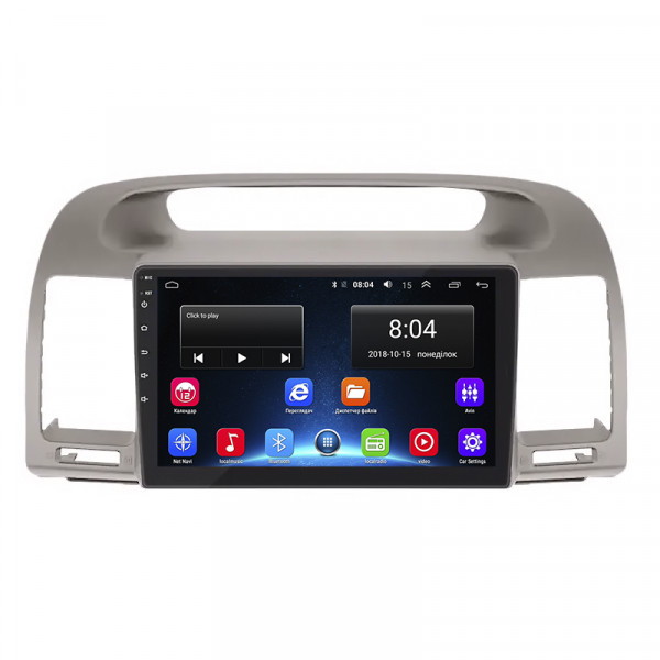 Штатная магнитола Lesko для Toyota Camry V (XV30) Рестайлинг 2004-2006 экран 9" 2/32Gb Wi-Fi GPS Base