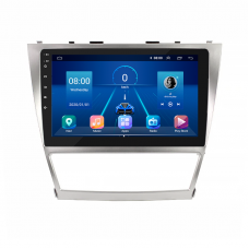 Штатная магнитола Lesko для Toyota Camry VI (XV40) Рестайлинг 2009-2011 экран 10" 2/32Gb 4G Wi-Fi GPS Top