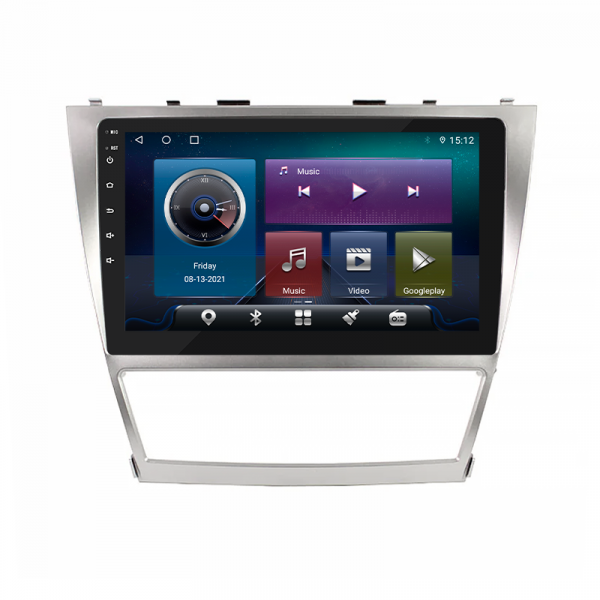 Штатная магнитола Lesko для Toyota Camry VI (XV40) Рестайлинг 2009-2011 экран 10" 4/32Gb 4G Wi-Fi GPS Top