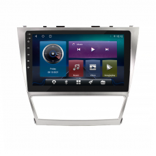 Штатная магнитола Lesko для Toyota Camry VI (XV40) Рестайлинг 2009-2011 экран 10" 4/64Gb 4G Wi-Fi GPS Top