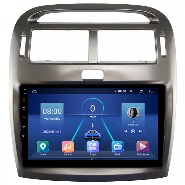 Штатная магнитола Lesko для Toyota Celsior III (F30) Рестайлинг 2003-2006 экран 9" 4/64Gb 4G Wi-Fi GPS Top