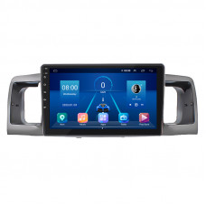 Штатная магнитола Lesko для Toyota Corolla IX (E120, E130) 2000-2004 экран 9" 4/64Gb 4G Wi-Fi GPS Top