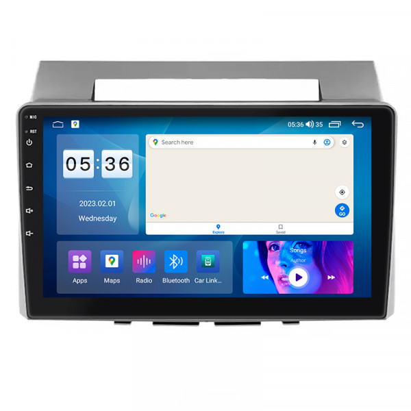 Штатная магнитола Lesko для Toyota Corolla Verso I Рестайлинг 2 2007-2009 экран 9" 4/64Gb CarPlay 4G Wi-Fi GPS Prime