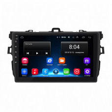 Штатная магнитола Lesko для Toyota Corolla X (E140, E150) 2006-2012 экран 9" 2/32Gb Wi-Fi GPS Base