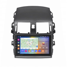 Штатная магнитола Lesko для Toyota Corolla X (E140, E150) Рестайлинг 2010-2013 экран 9" 2/32Gb CarPlay 4G Wi-Fi GPS Prime