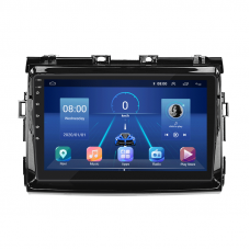 Штатная магнитола Lesko для Toyota Estima III Рестайлинг 2008-2012 экран 9" 2/32Gb 4G Wi-Fi GPS Top