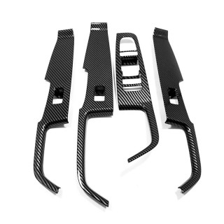 Декоративные внутренние накладки на ручки дверей для BYD Yuan UP 4 шт из углеродного волокна