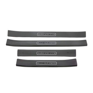 Защитные накладки на пороги для автомобиля BYD Song Plus DM-i/EV из углеродного волокна 4 шт