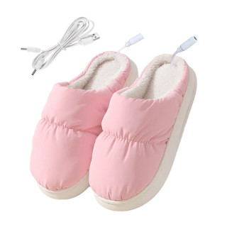 Домашние комнатные тапочки с подогревом A-230 Pink