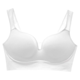 Женский 3D топ 839#U с моделирующим эфектом пушап с глубоким декольте Белый S