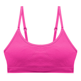 Топ женский в рубчик B02# с регулируемыми брителями Розовый электрик L 80 ABC