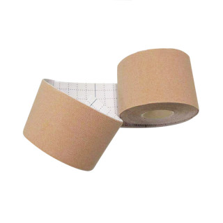 Тейп для подъема поддержки бюста лента для подтяжки формирования груди кинезио телесный Бежевый 7,5 см * 5 м