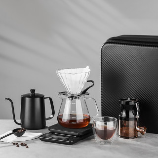 Дорожный кофейный набор Choxila из 8 предметов для приготовления кофе с кейсом