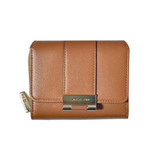 Женский кошелек EASTERN STAR C319-2B для купюр и карт на молнии с застёжкой повседневный Brown