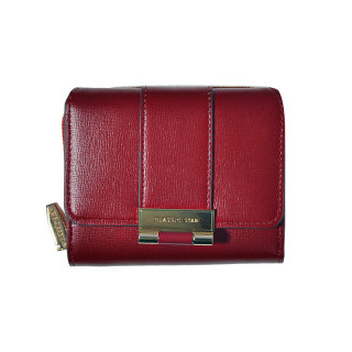 Женский кошелек EASTERN STAR C319-2B для купюр и карт на молнии с застёжкой повседневный Red