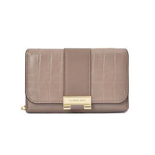 Женский кошелек EASTERN STAR C319-3A для купюр и карт с карманом для монет на молнии с застёжкой Latte