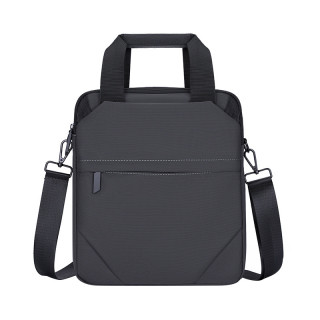 Сумка через плечо 809 вместительная на несколько отделений с ручками 31*27*7 см Gray