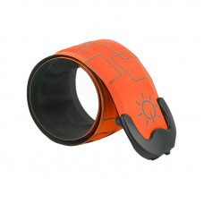 Светодиодный LED браслет на руку AY-062 для бега спорта USB аккумуляторный Orange