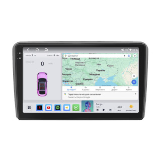 Штатная магнитола Lesko для Audi A3 II (8P) Рестайлинг 2 2008-2013 экран 9" 4/64 QLED CarPlay 4G Wi-Fi GPS 360 Prime