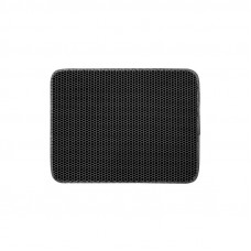 Двухслойный коврик для кошачьего туалета с песочным фильтром DT856 нескользящий Black 30*45 см