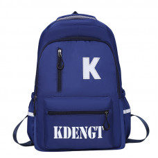 Рюкзак подростковый 5504 для ноутбука 14" водонепроницаемый 2 отделения 20-35 л Blue