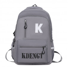 Рюкзак подростковый 5504 для ноутбука 14" водонепроницаемый 2 отделения 20-35 л Gray